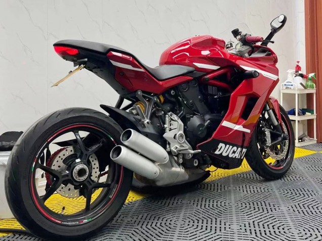 Mejores Carenados Moto Ducati Supersport 939/939S 2017-2022 - Rojo Blanco Negro