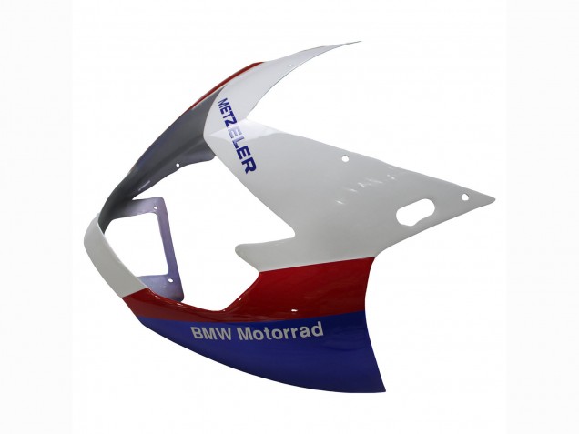 Mejores Carenados ABS BMW K1200S 2005-2010 - Blanco Rojo Azul