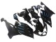 Mejores Carenados Moto BMW K1200S 2005-2010 - Negro Brillante Negro Mate Azul Línea