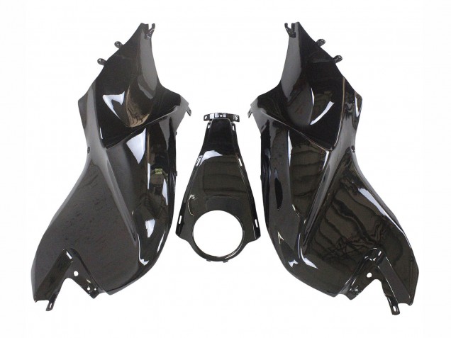 Mejores Carenados Moto BMW K1200S 2005-2010 - Negro Brillante Negro Mate Azul Línea