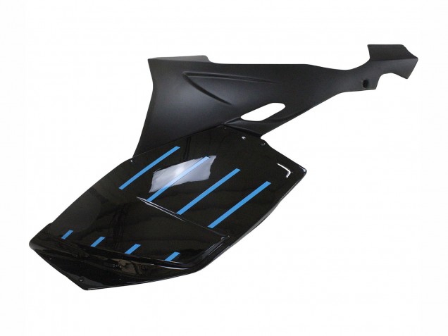 Mejores Carenados Moto BMW K1200S 2005-2010 - Negro Brillante Negro Mate Azul Línea