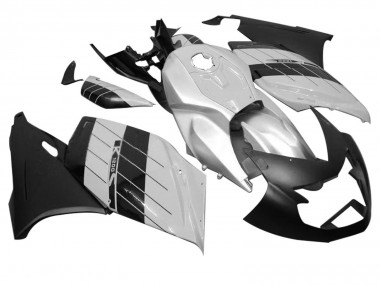 Mejores Carenados Moto BMW K1200S 2005-2010 - Plata Negro Mate