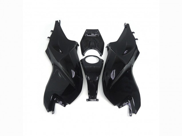 Mejores Carenados Moto BMW K1200S 2005-2010 - Negro Brillante Negro Mate