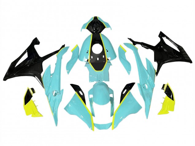 Mejores Carenados Moto BMW S1000RR 2023-2024 - Verde Claro Amarillo Negro