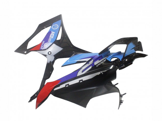 Mejores Carenado Moto BMW S1000RR 2023-2024 - Negro Azul Rojo