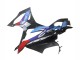 Mejores Carenado Moto BMW S1000RR 2023-2024 - Negro Azul Rojo