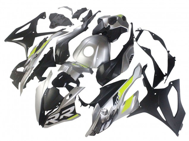 Mejores Carenados Moto BMW S1000RR 2023-2024 - Plata Negro Mate Verde Lima