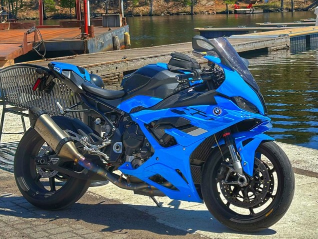 Mejores Carenado Moto BMW S1000RR 2023-2024 - Azul Brillante