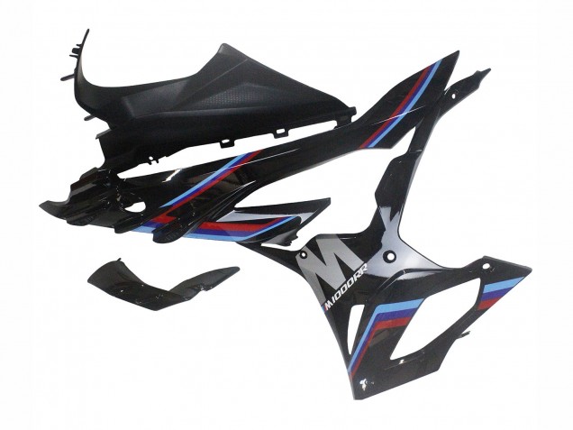 Mejores Carenados Moto BMW S1000RR 2023-2024 - Negro Azul Rojo