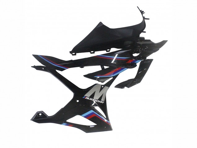 Mejores Carenados Moto BMW S1000RR 2023-2024 - Negro Azul Rojo