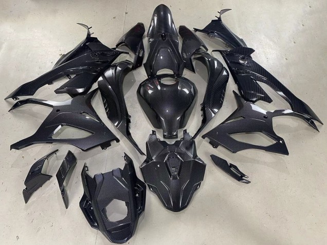Mejores Carenados Moto BMW S1000RR 2023-2024 - Negro Brillante FibraCarbono