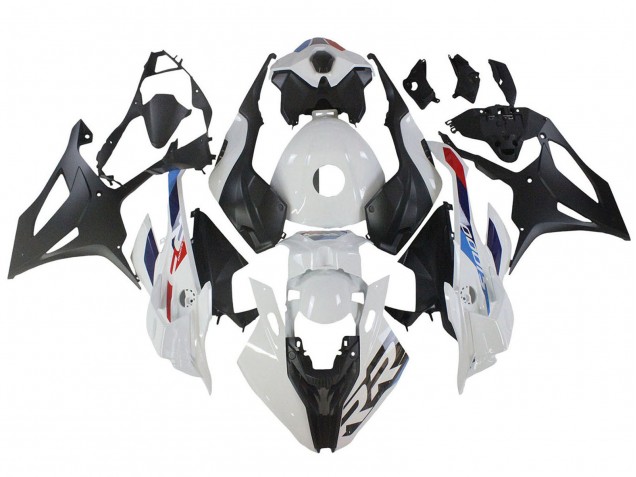 Mejores Carenado Moto BMW S1000RR 2023-2024 - Blanco Azul Rojo Negro Mate