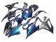 Mejores Carenados Moto BMW S1000RR 2019-2022 - Gradiente Azul Púrpura Falsificado FibraCarbono