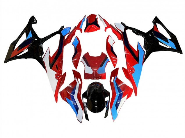 Mejores Carenado Moto BMW S1000RR 2019-2022 - Negro Rojo Azul Blanco