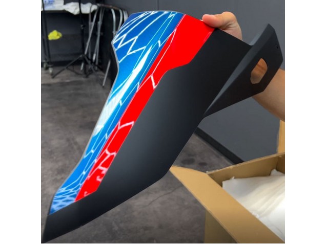Mejores Carenados Moto BMW S1000RR 2019-2022 - Negro Azul Rojo