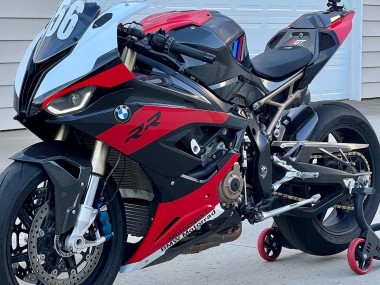 Mejores Carenados Moto BMW S1000RR 2019-2022 - Negro Rojo Blanco