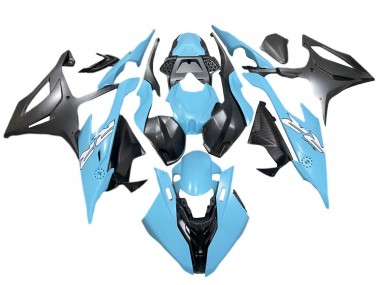 Mejores Carenados Moto BMW S1000RR 2019-2022 - Azul Negro Mate Blanco