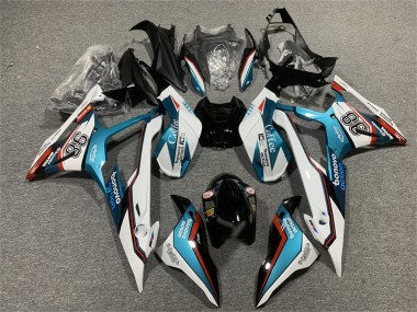 Mejores Carenados Moto BMW S1000RR 2019-2022 - Azul Rojo Blanco Motul 98