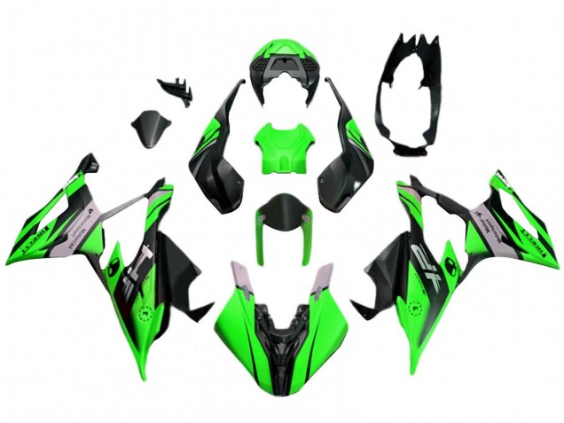 Mejores Carenados Moto BMW S1000RR 2019-2022 - Verde Negro