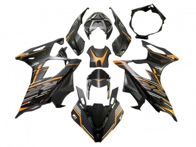 Mejores Carenados Moto BMW S1000RR 2019-2022 - Naranja Mate Negro