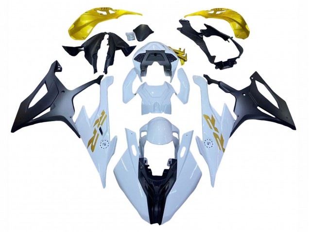 Mejores Carenados Moto BMW S1000RR 2019-2022 - Blanco Oro
