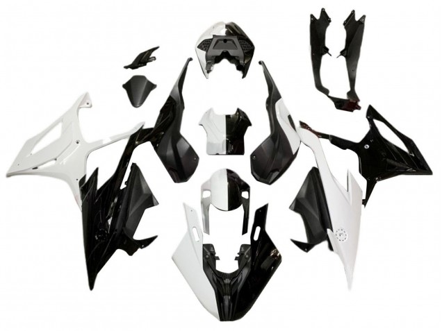 Mejores Carenado Moto BMW S1000RR 2019-2022 - Blanco Negro