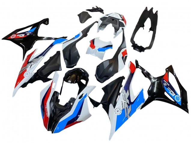 Mejores Carenados Moto BMW S1000RR 2019-2022 - Negro Rojo Azul Blanco