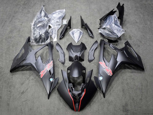 Mejores Carenado Moto BMW S1000RR 2019-2022 - Negro Rojo