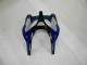 Mejores Carenados Moto Kawasaki ZX6R 2000-2002 - Azul Negro Brillante Elf Bridgestone