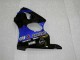 Mejores Carenados Moto Kawasaki ZX6R 2000-2002 - Azul Negro Brillante Elf Bridgestone