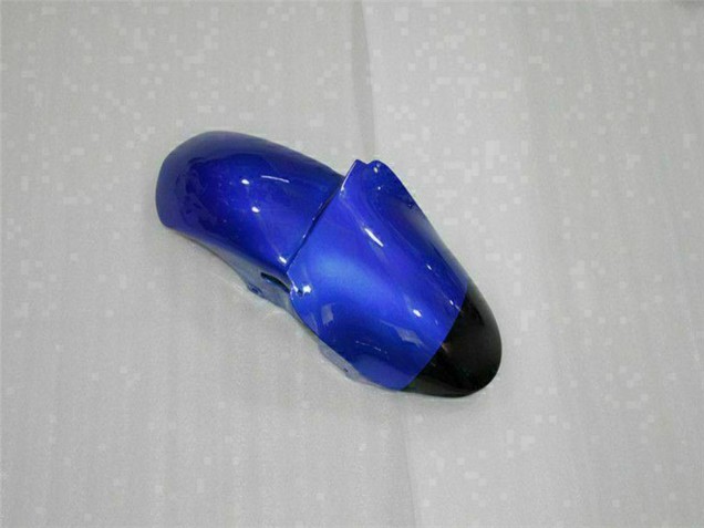 Mejores Carenados Moto Kawasaki ZX6R 2000-2002 - Azul Negro Brillante Elf Bridgestone