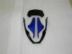 Mejores Carenados Moto Kawasaki ZX6R 2000-2002 - Azul Negro Brillante Elf Bridgestone