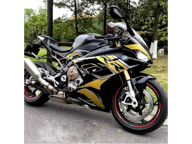 Mejores Carenado Moto BMW S1000RR 2019-2022 - Negro Oro
