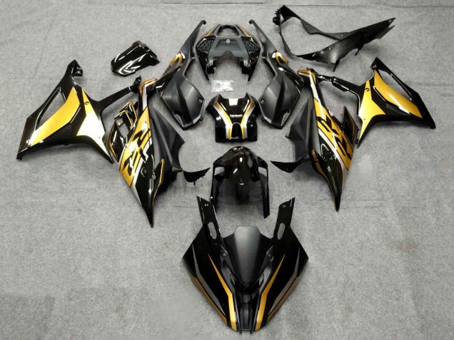 Mejores Carenado Moto BMW S1000RR 2019-2022 - Negro Oro