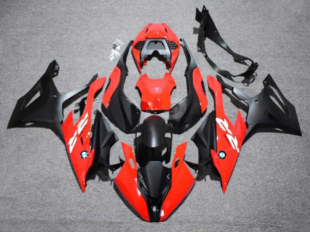 Mejores Carenado Moto BMW S1000RR 2019-2022 - Rojo Negro