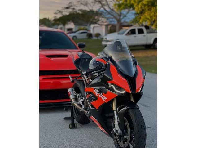 Mejores Carenados Moto BMW S1000RR 2019-2022 - Rojo Negro