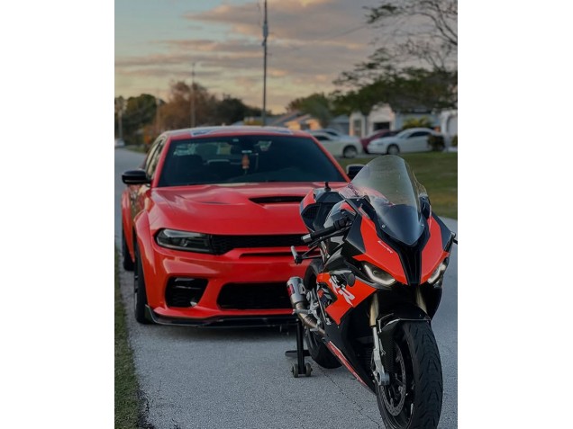 Mejores Carenados Moto BMW S1000RR 2019-2022 - Rojo Negro