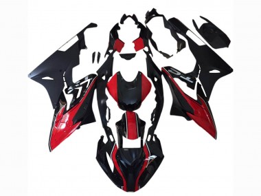 Mejores Carenados Moto BMW S1000RR 2017-2018 - Rojo Negro Mate