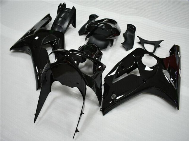 Mejores Carenado Moto Kawasaki ZX6R 2003-2004 - Negro Brillante