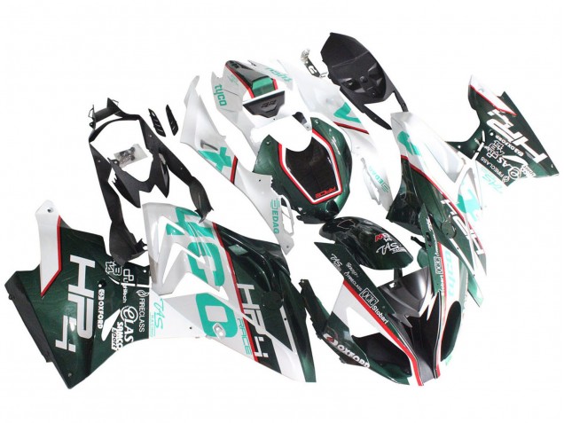 Mejores Carenados Moto BMW S1000RR 2017-2018 - Blanco Verde