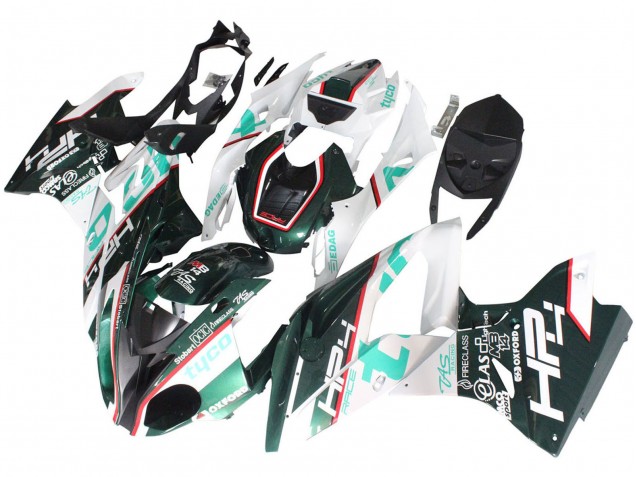 Mejores Carenados Moto BMW S1000RR 2017-2018 - Blanco Verde