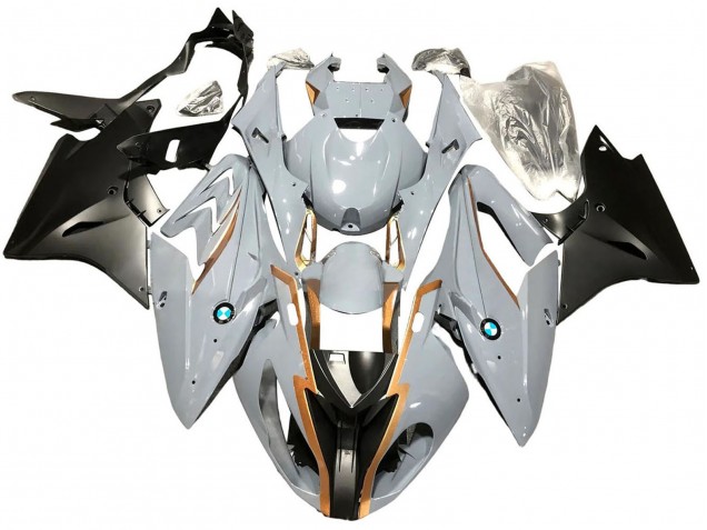 Mejores Carenados Moto BMW S1000RR 2017-2018 - Nardo Gris Negro Mate