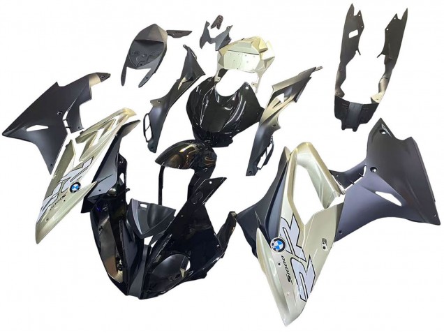 Mejores Carenados Moto BMW S1000RR 2017-2018 - Plata Negro