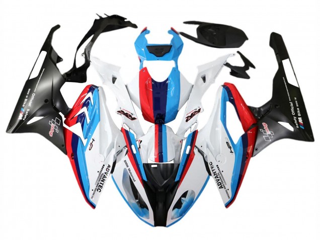 Mejores Carenado Moto BMW S1000RR 2015-2016 - Blanco Rojo Azul Negro Mate