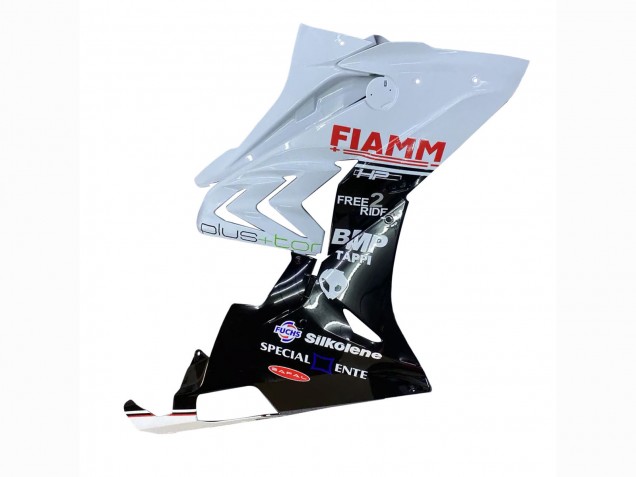 Mejores Carenados Moto BMW S1000RR 2015-2016 - Blanco Negro Brillante Fiamm