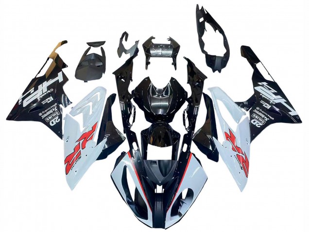 Mejores Carenados Moto BMW S1000RR 2015-2016 - Blanco Negro Brillante