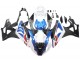 Mejores Carenados Moto BMW S1000RR 2009-2014 - Blanco Azul Negro Mate