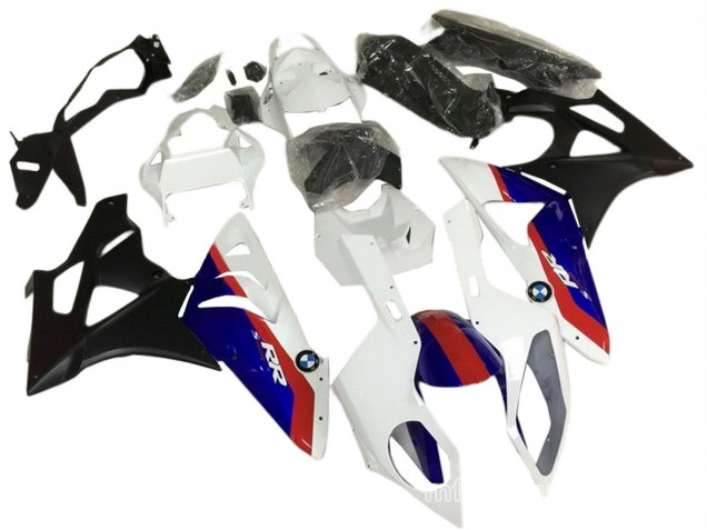 Mejores Carenados Moto BMW S1000RR 2009-2014 - Blanco Rojo Azul Negro