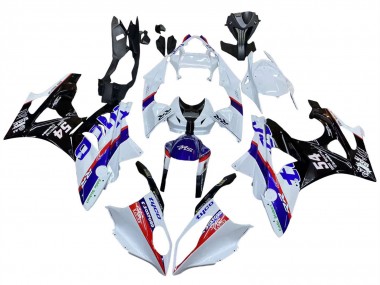 Mejores Carenados Moto BMW S1000RR 2009-2014 - Blanco Rojo Azul Negro Tyco