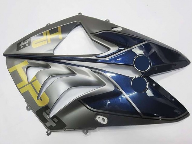 Mejores Carenados Moto BMW S1000RR 2009-2014 - Plata Azul Negro Brillante